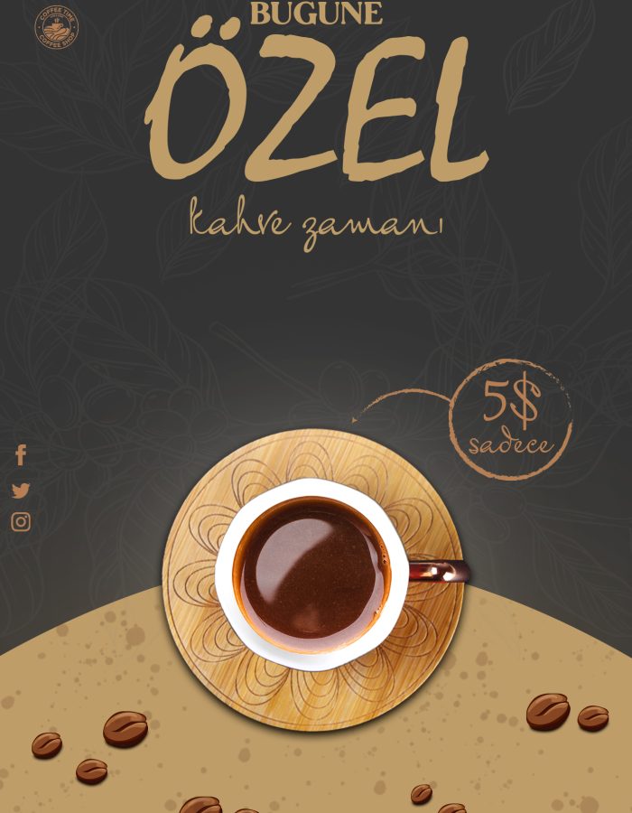 kahve afişi